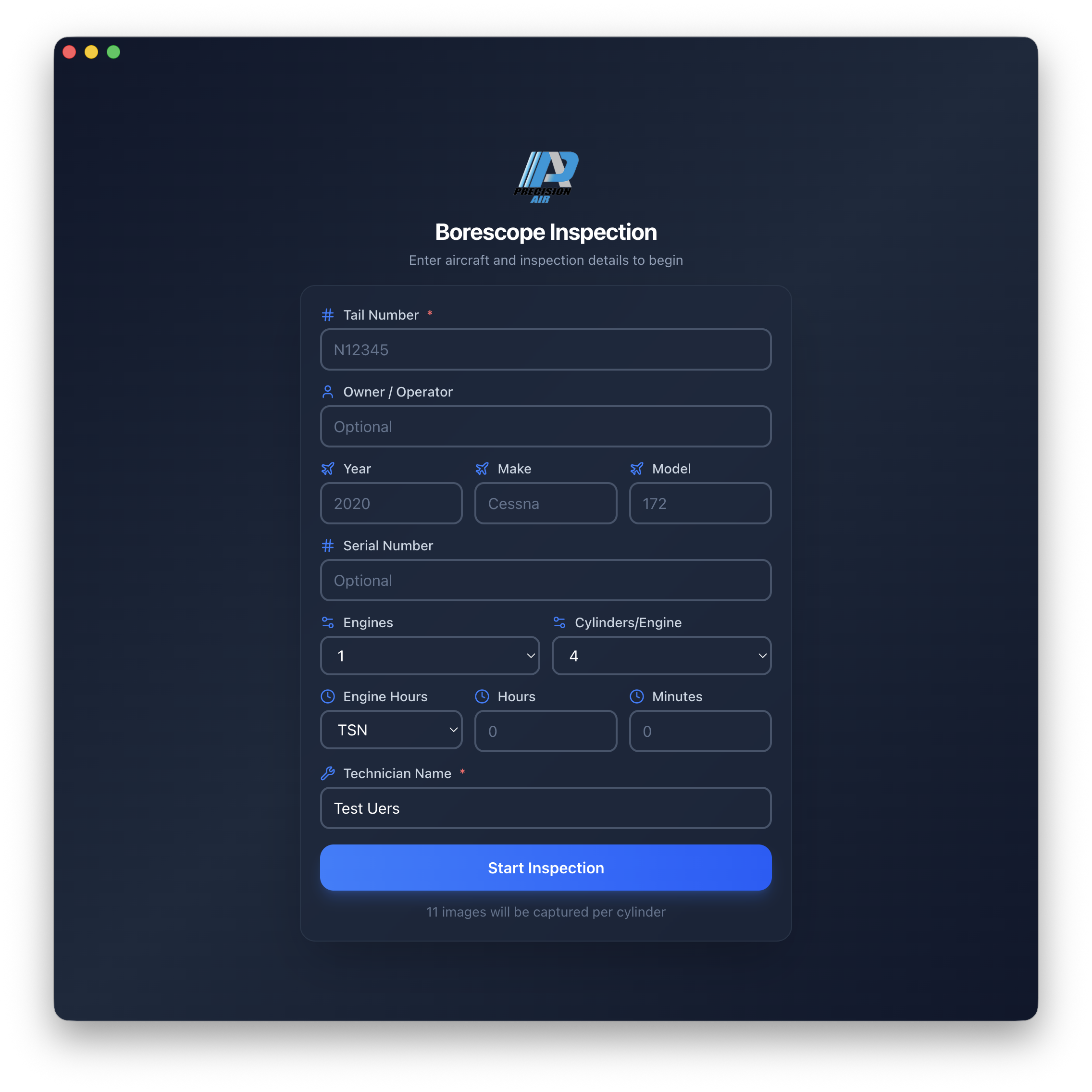 Borescope app screenshot